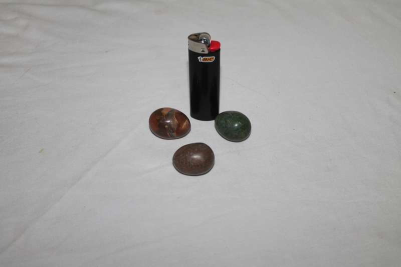 40 Stone eggs for decor