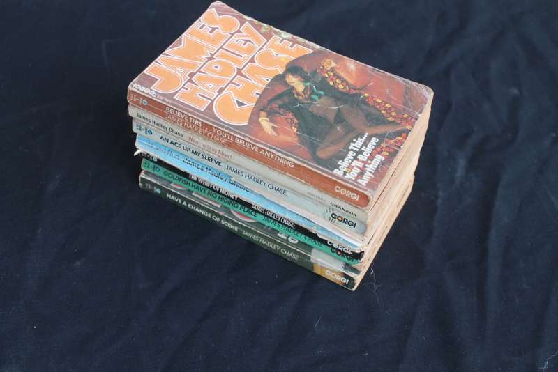 7 James Hadley Chase books