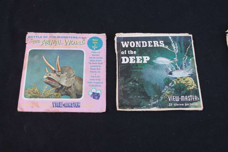 Boxed View Master with 18 reels Lassie Bambi and more