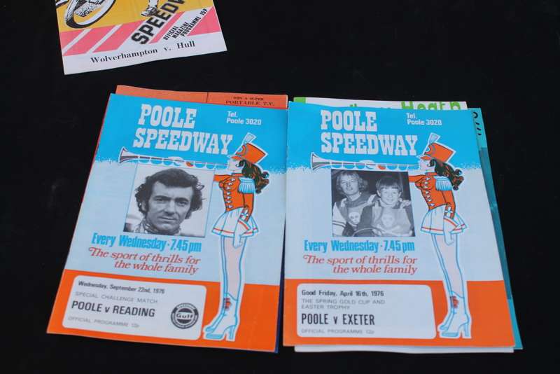 10 x 1970`s Speedway Racing Programs