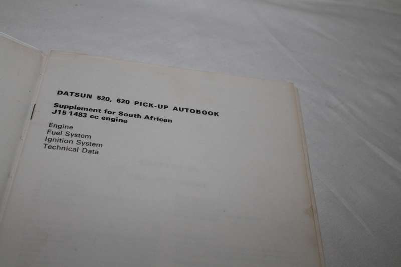 Datsun Pick-up Owner`s Manual