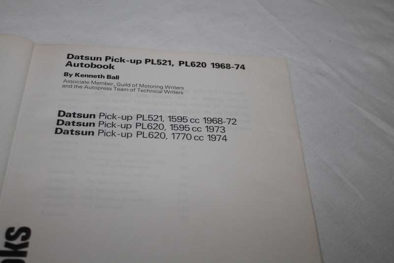 Datsun Pick-up Owner`s Manual