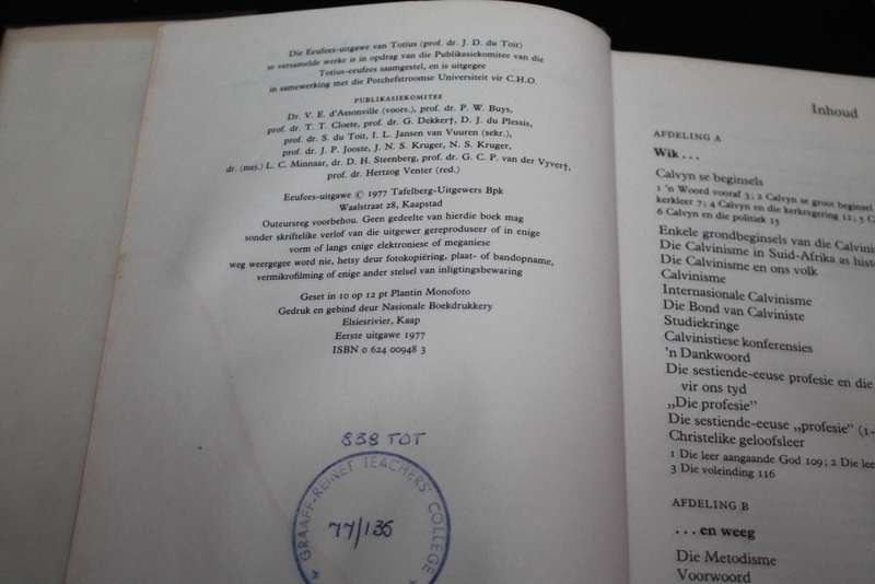 Versamelde Werke Totius Complete Set Vol 1 to 11