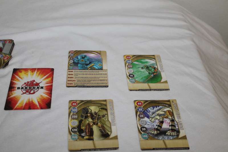 10 Bakugan cards