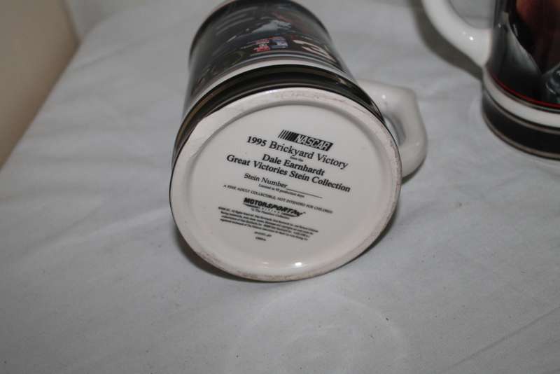 2 Dale Earnhardt Victories Stein Collection Beer Mugs
