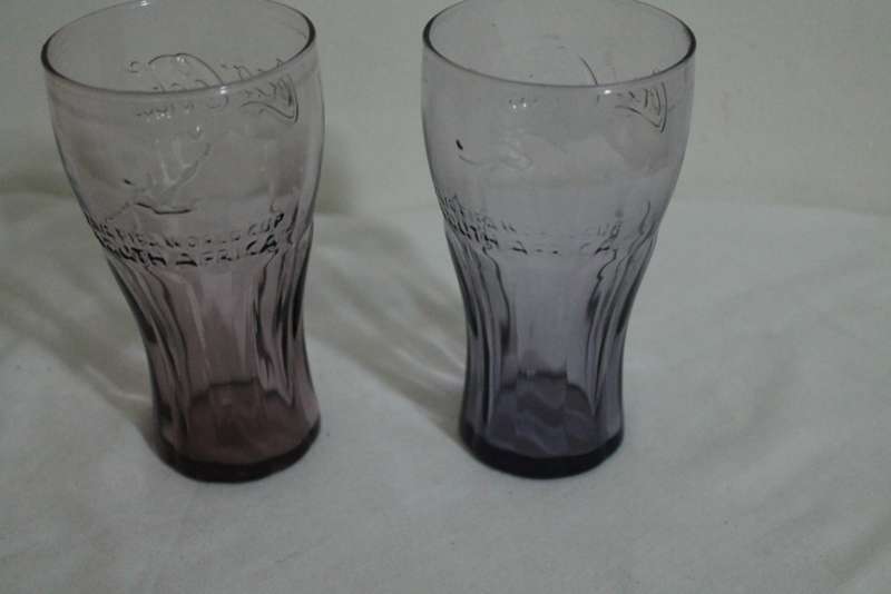 2 Coke Glases 2010 Fifa Cup