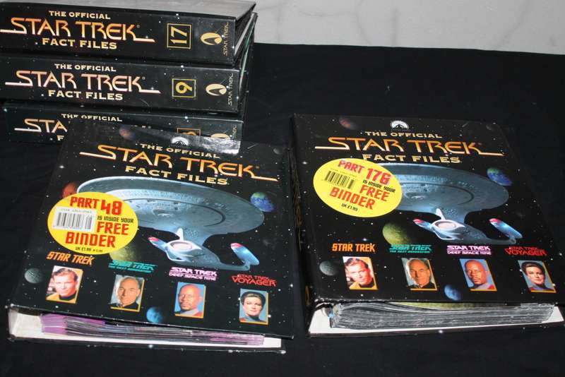 Star Trek Fact files 5 Files.