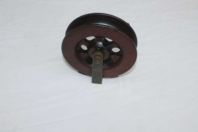 Wood and Brass Fishing Reel