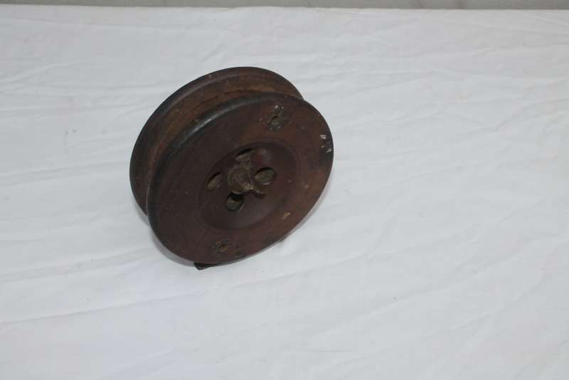 Wood and Brass Fishing Reel