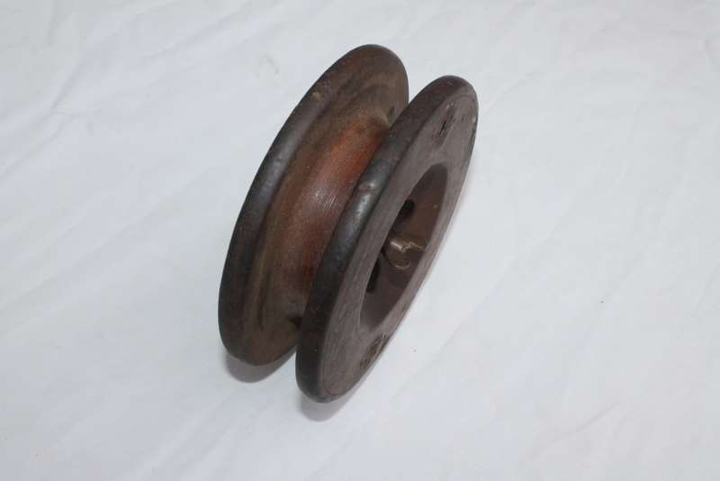 Wood and Brass Fishing Reel