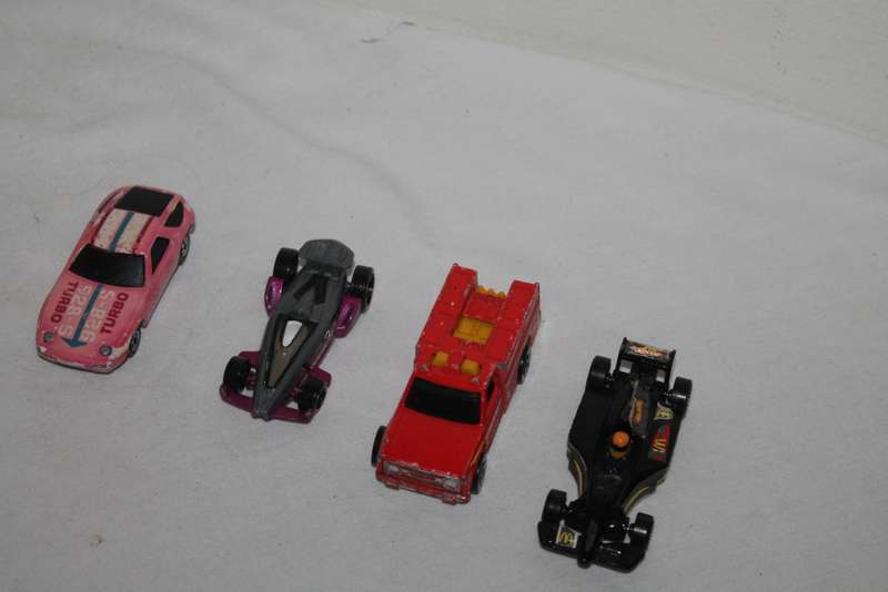 13 Assorted hot wheels