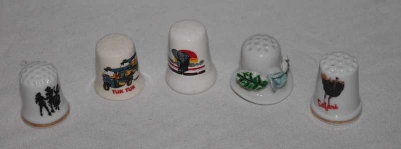 5 Assorted Thimbles