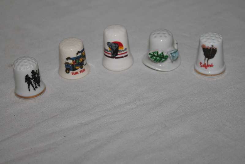 5 Assorted Thimbles