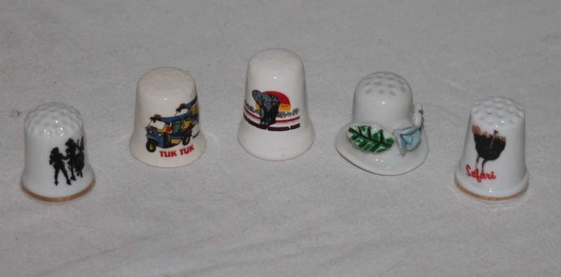 5 Assorted Thimbles