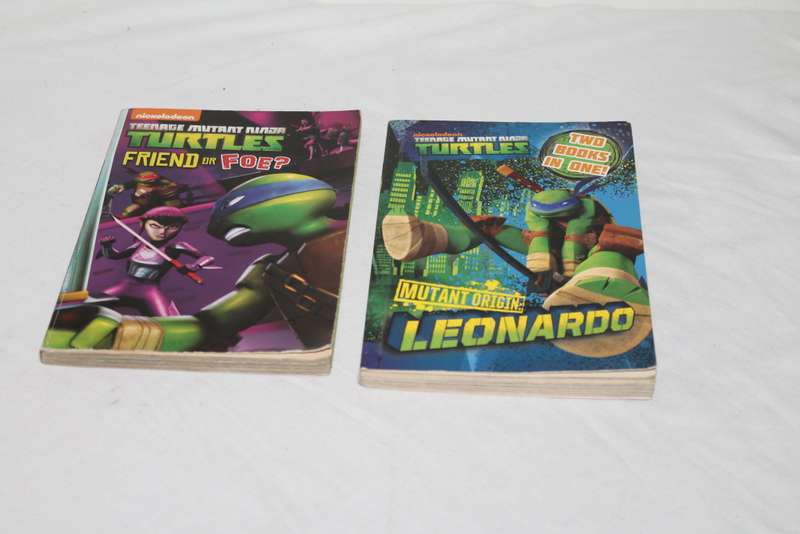 2 Books Teenage Mutant Ninja Turtles