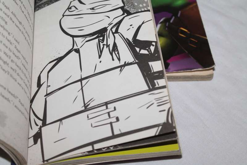 2 Books Teenage Mutant Ninja Turtles
