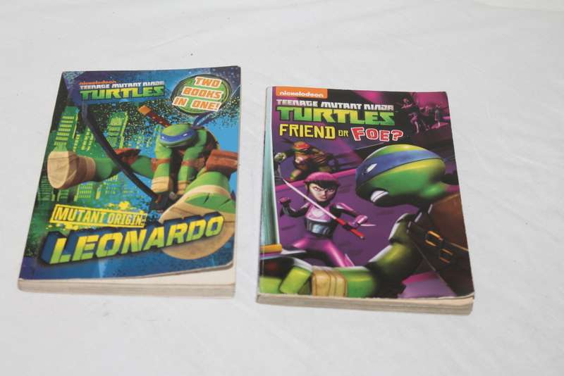 2 Books Teenage Mutant Ninja Turtles