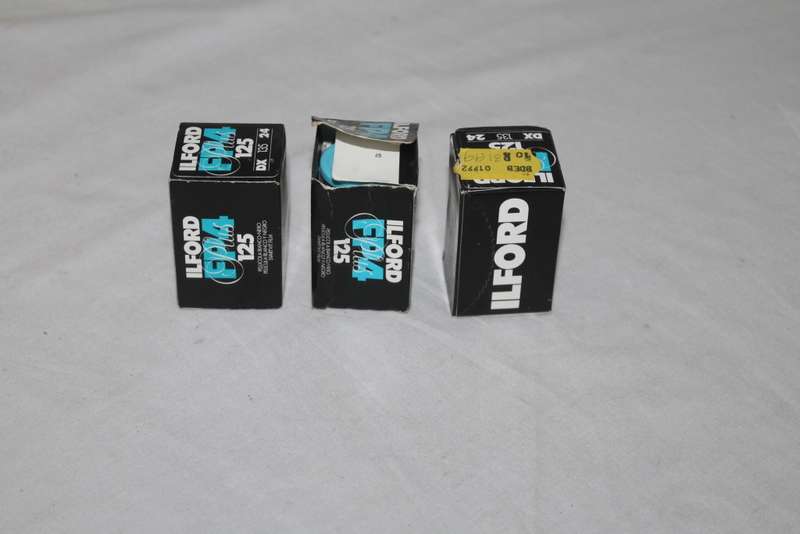 3 Rolls Ilford FP4 Black & White Film