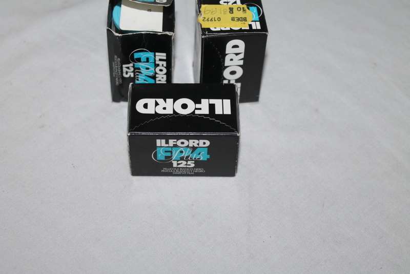3 Rolls Ilford FP4 Black & White Film