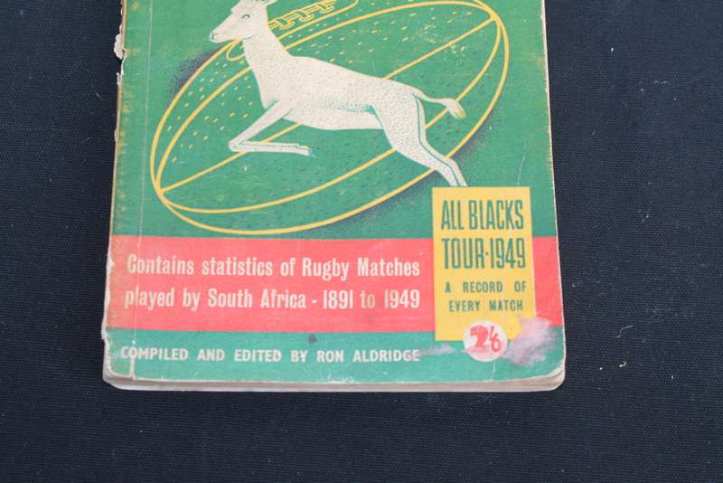 1950 South African Rugby Annual  - Contains stats of rugby matches played in SA 1891 to 1949