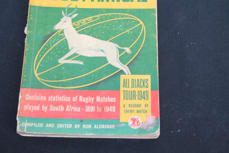 1950 South African Rugby Annual  - Contains stats of rugby matches played in SA 1891 to 1949