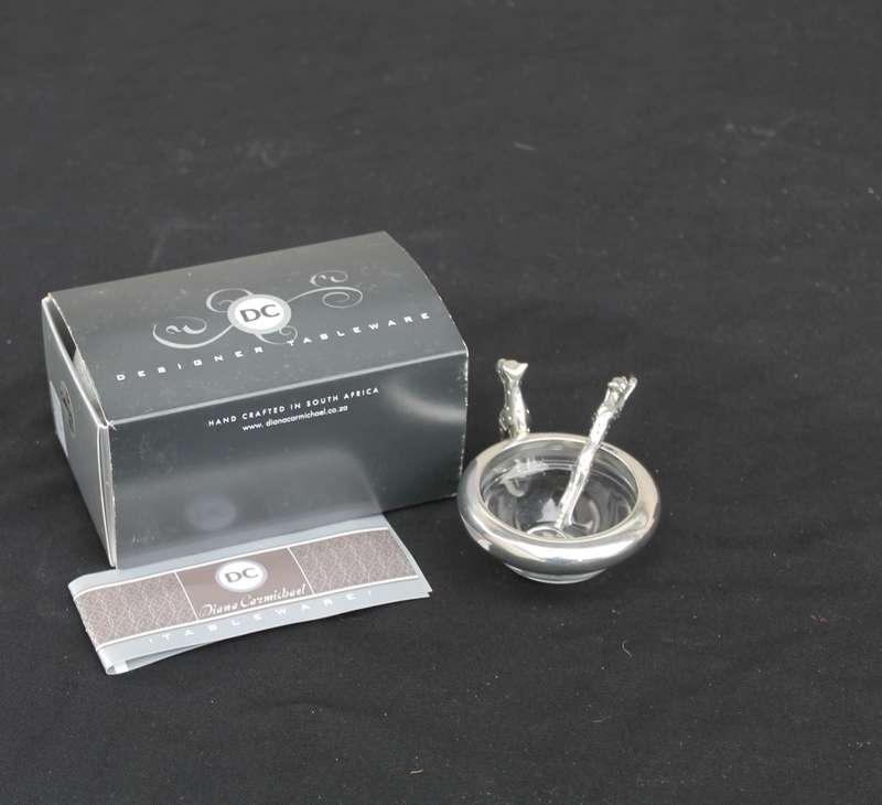 Boxed Diana Carmichael Cheetah with spoon
