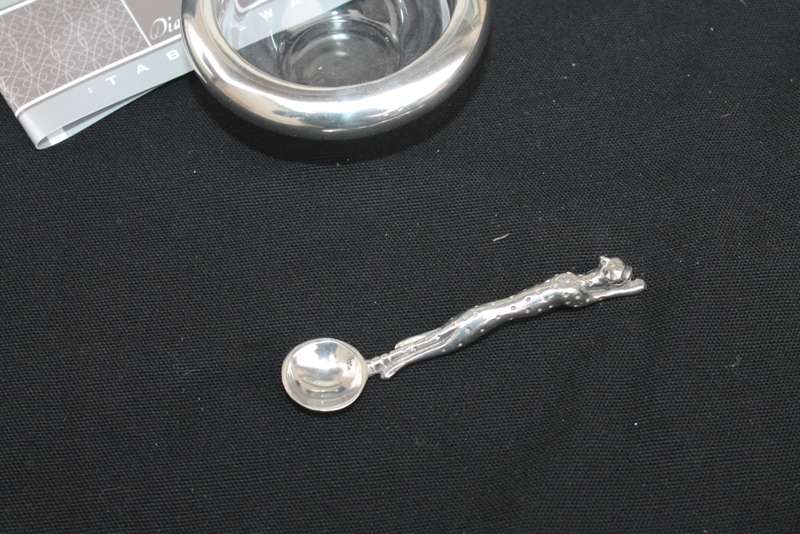 Boxed Diana Carmichael Cheetah with spoon
