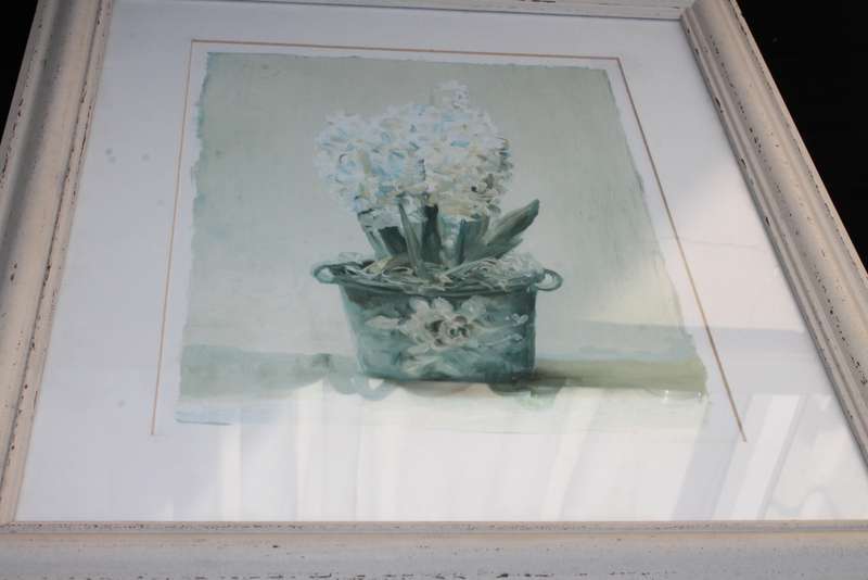 2 Framed Pictures behind Glass