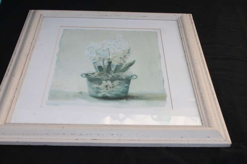 2 Framed Pictures behind Glass