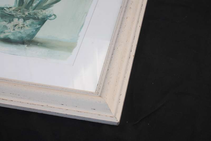 2 Framed Pictures behind Glass