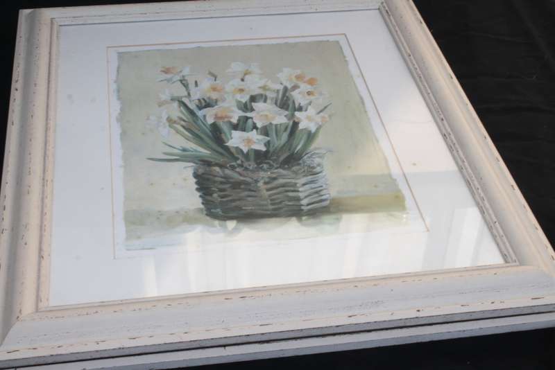 2 Framed Pictures behind Glass