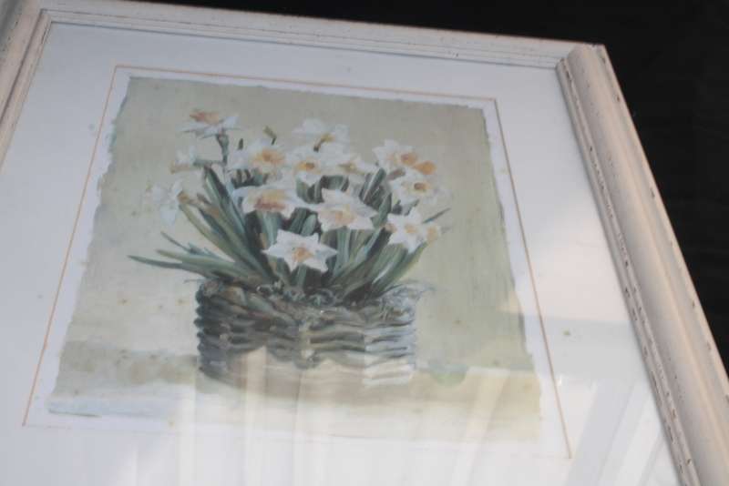 2 Framed Pictures behind Glass