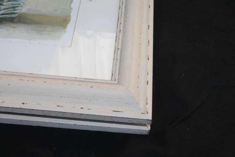 2 Framed Pictures behind Glass