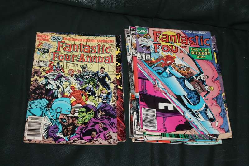 10 Fantastic Four Comics from 1990`s and 1980`s