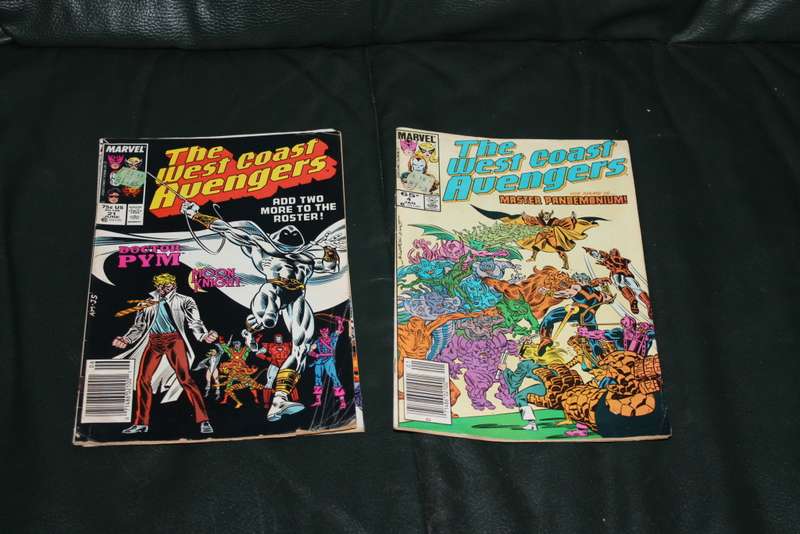 3 West Coast Avenger`s Comic`s from 1980`s