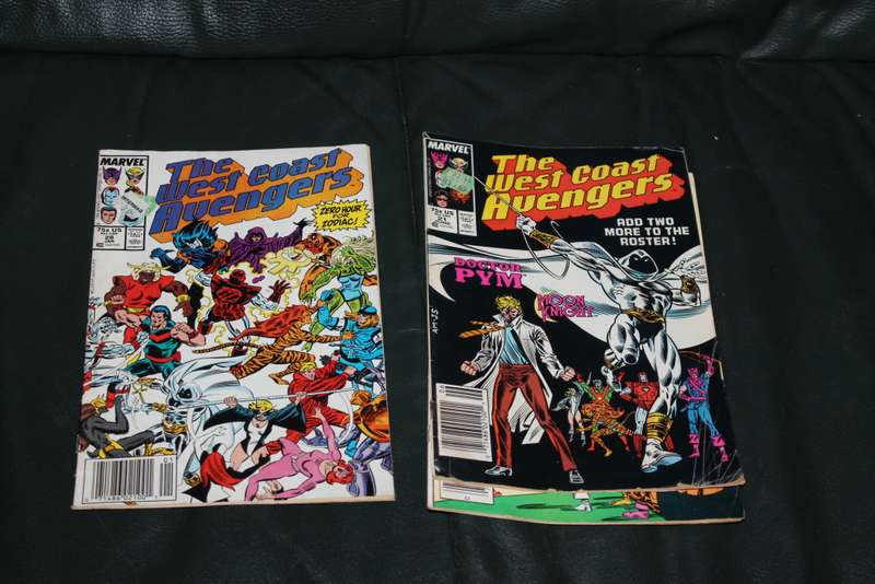 3 West Coast Avenger`s Comic`s from 1980`s