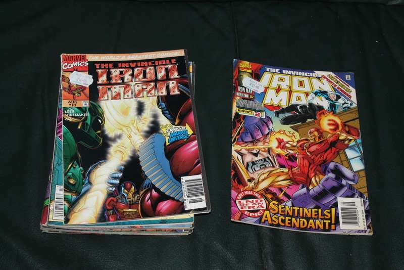 10 iron Man Comic`s from 1990`s