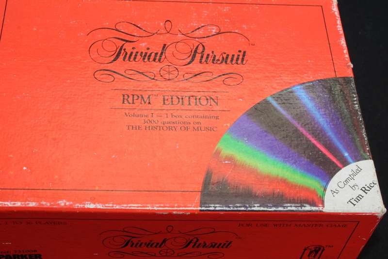 Trivial Pursuit Cards only RPM Edition