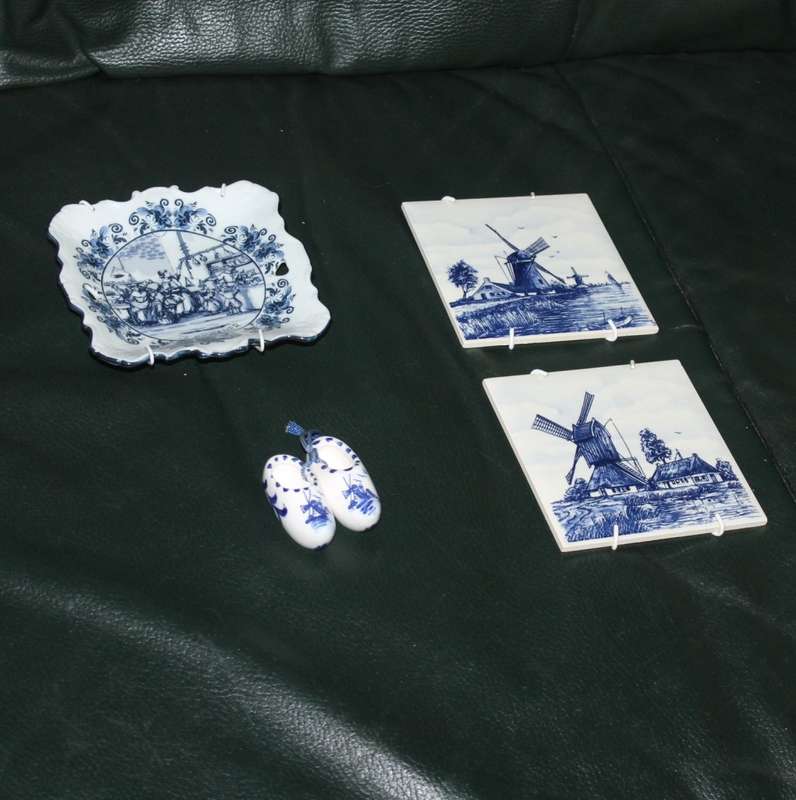 Blue and White Plate ONLY
