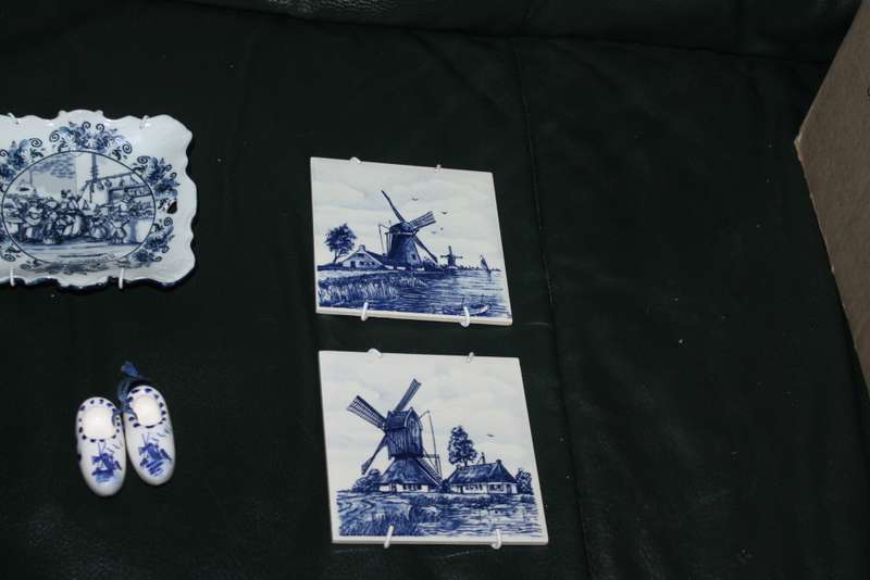 Blue and White Plate ONLY