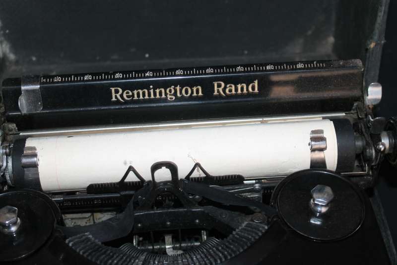 Remmington Rand typewriter