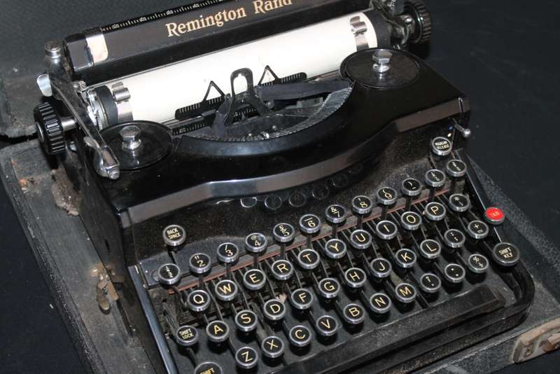 Remmington Rand typewriter