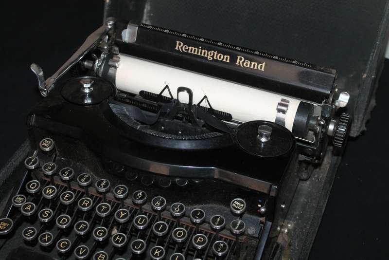 Remmington Rand typewriter