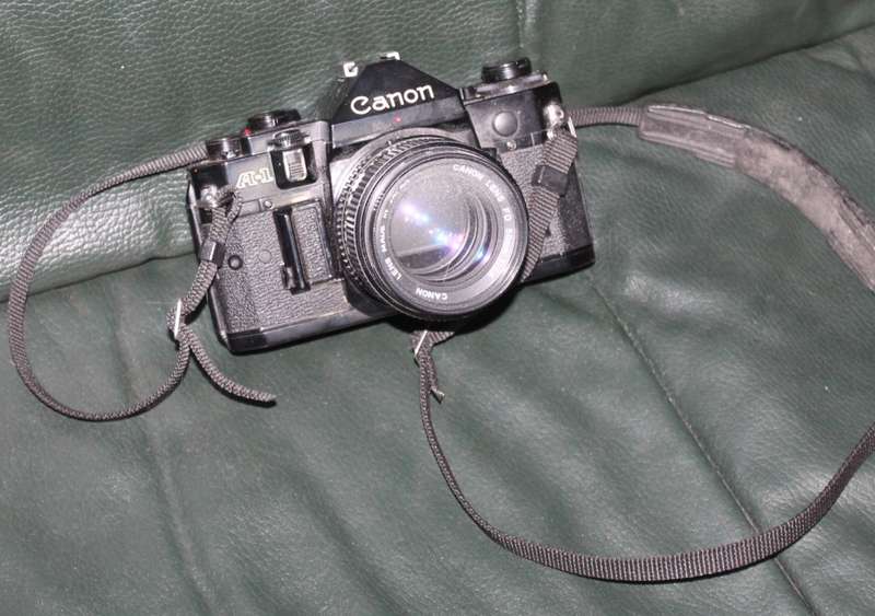 Canon AE 1 with three Lenses
