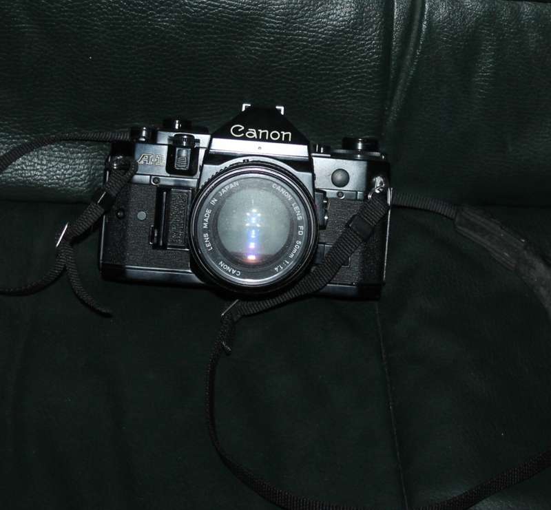 Canon AE 1 with three Lenses