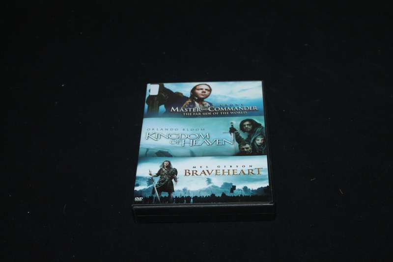 3 Movies Braveheart, Kingdom of Heaven & Master and Commander