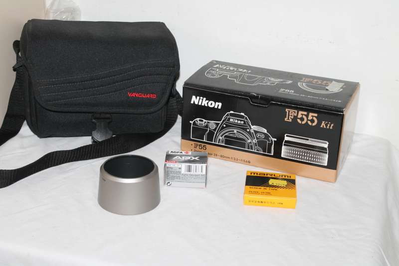 Nikon F55 Film Camera with two Lenses