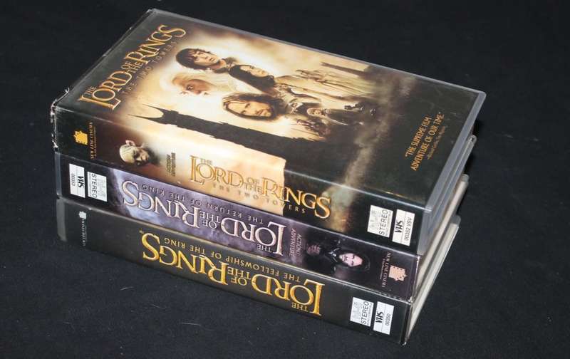3 Lord of the Rings VHS