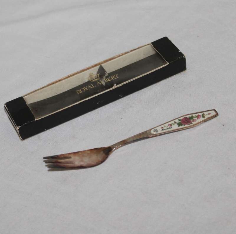 Royal Albert boxed Cake Fork November