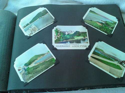 Photo Album of handcoloured and Black and White Photographs